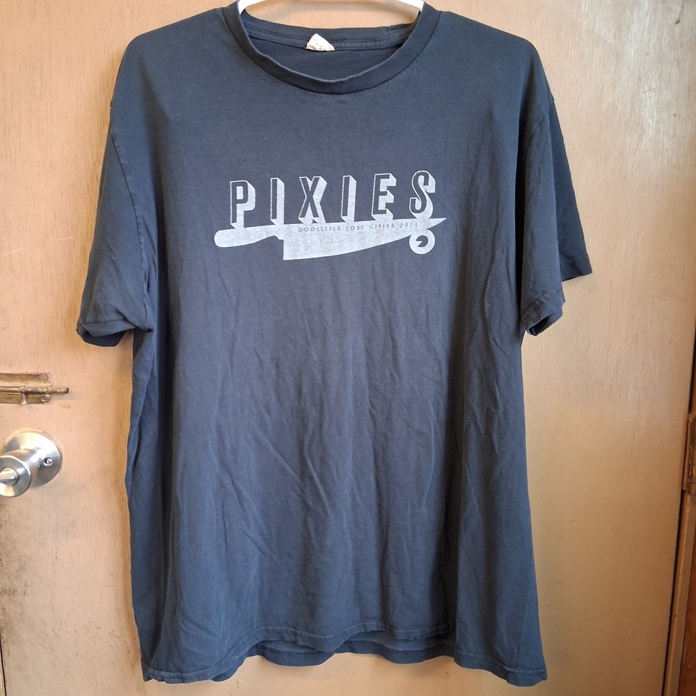 Pixies Doolittle Lost Cities 2011‎ Tour SS Graphic Tee Bay Island Tag
